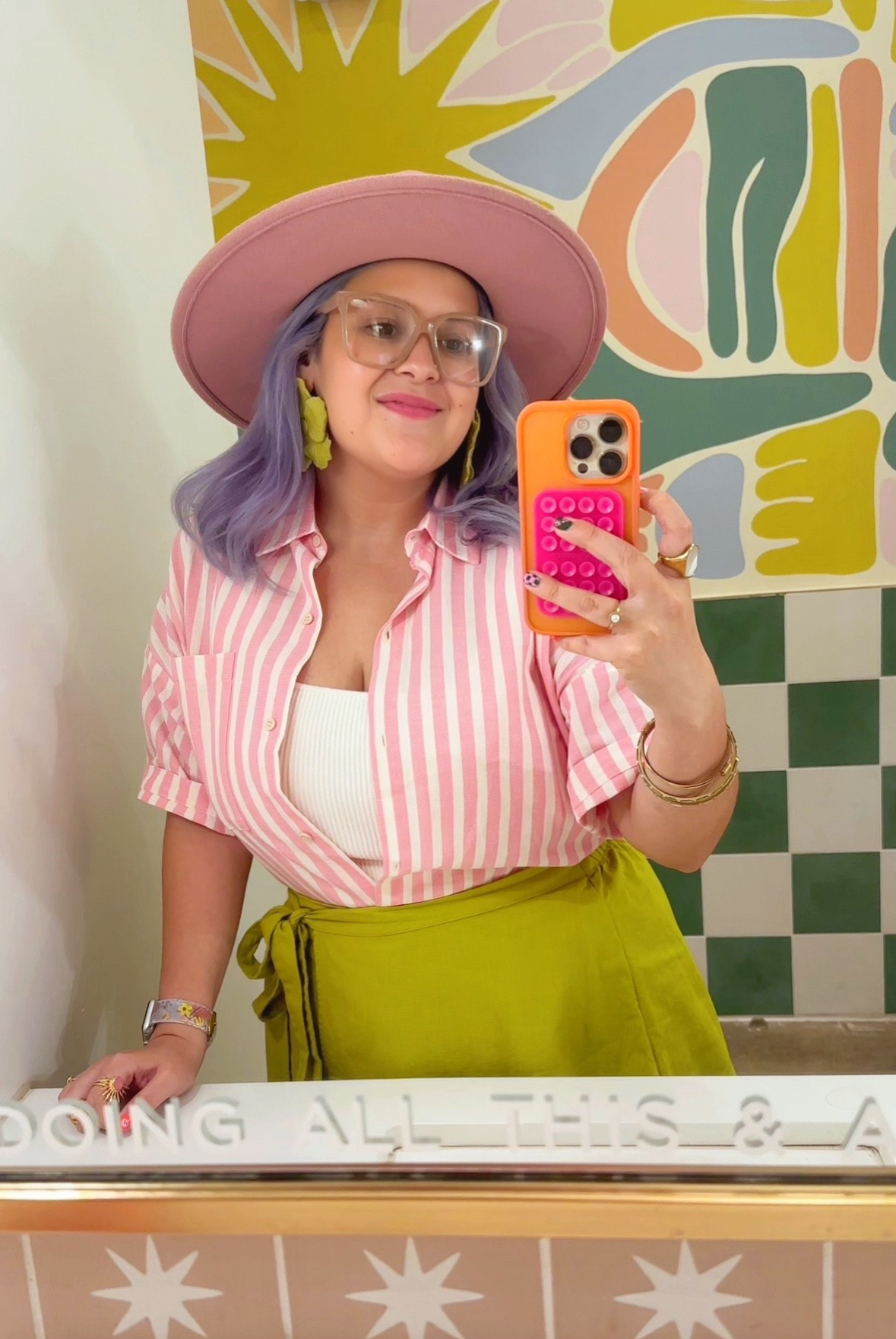 Still do this day, one of my favorite bathrooms and murals I’ve designed. Every now and then I can’t help but take a selfie when the outfit was just begging me to. Fashion inspiration can come from anywhere and so can interior. What influences your creativity? 

#LTKStyleTip #LTKFindsUnder50 #LTKMidsize