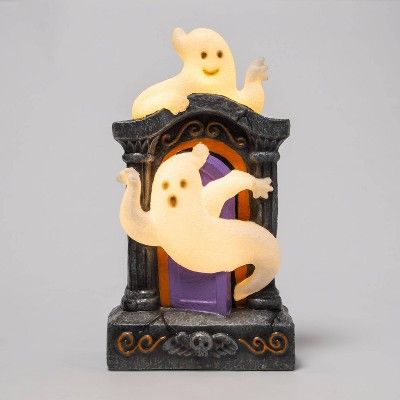 Lit Tombstone with Ghost Halloween Decorative Scene Prop - Hyde &#38; EEK! Boutique&#8482; | Target