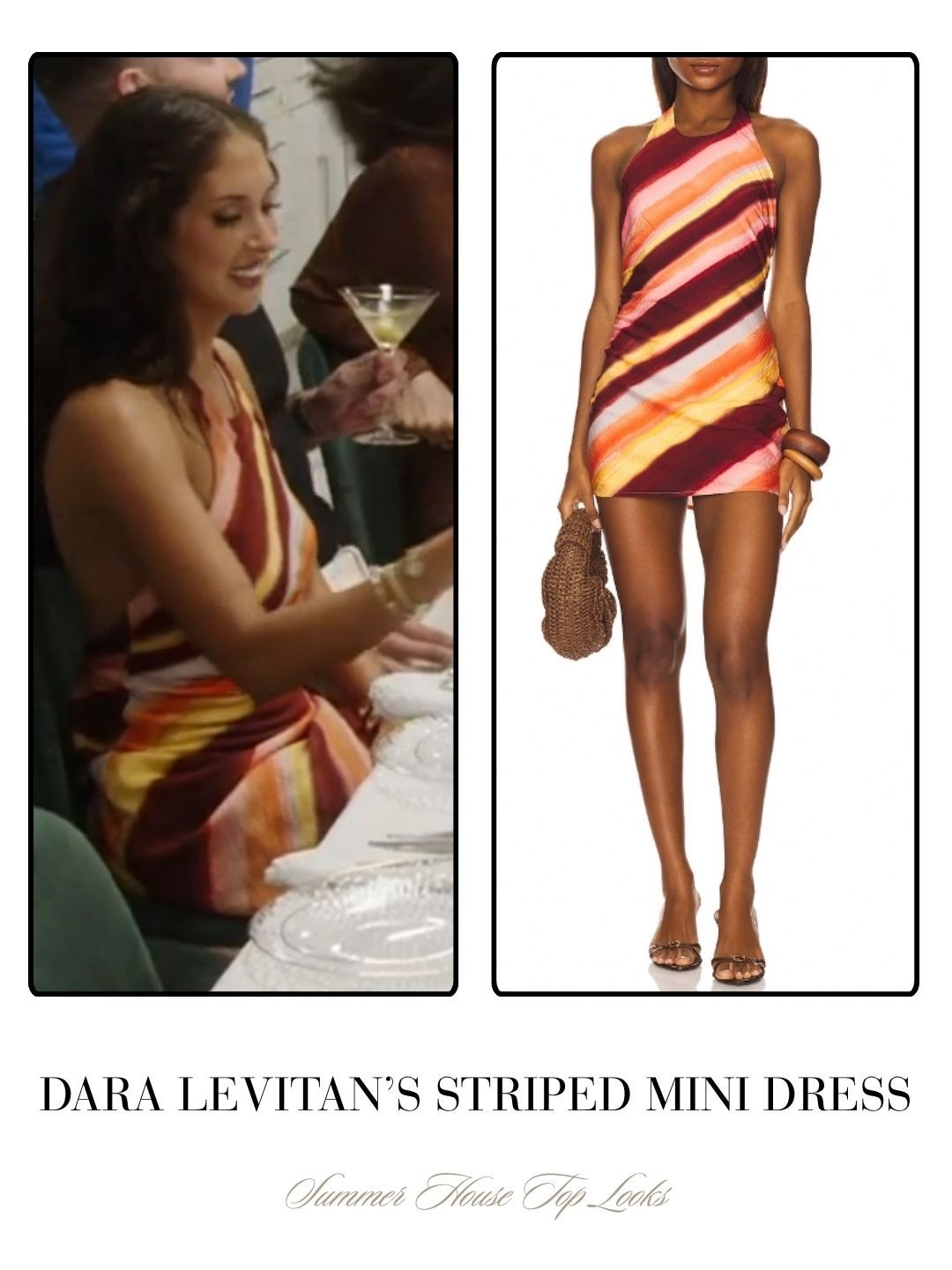 Dare Levitan’s Striped Mini Dress