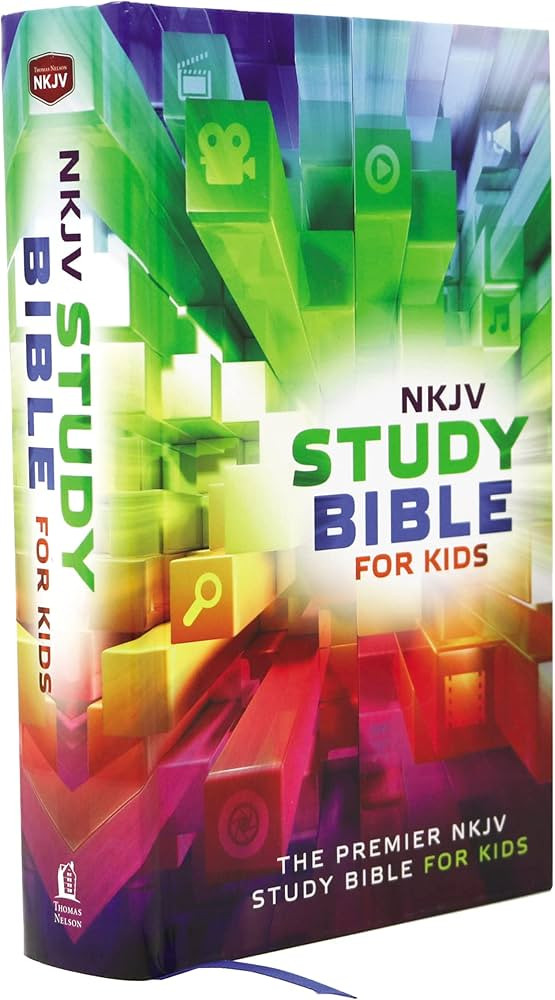 NKJV, Study Bible for Kids, Hardcover, Multicolor: The Premier NKJV Study Bible for Kids | Amazon (US)
