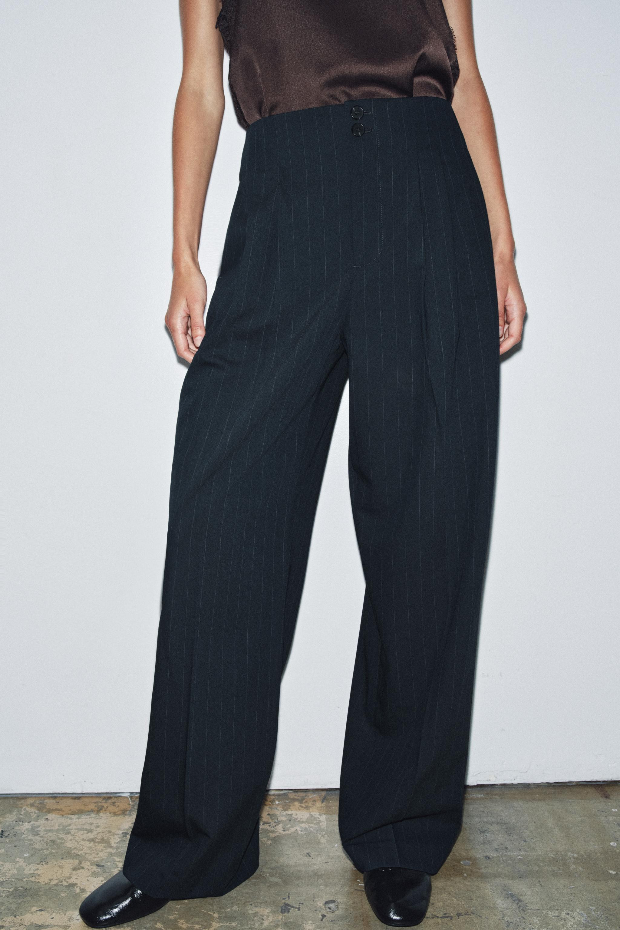 ZW COLLECTION PINSTRIPE PANTS | Zara US