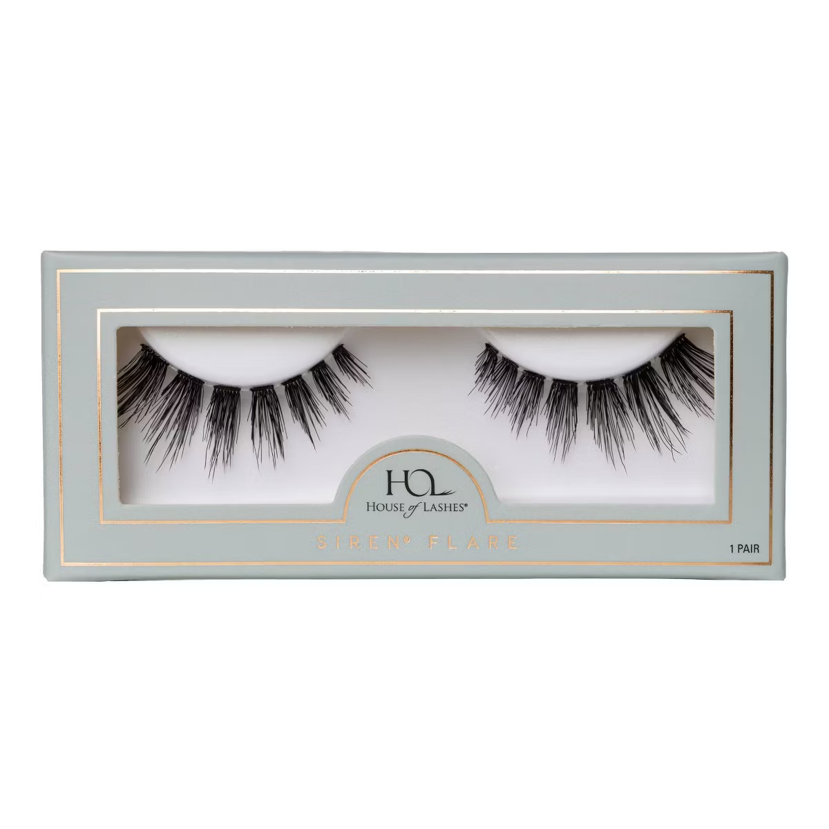 House of Lashes Siren Flare Natural Volume 100% Cruelty-Free Natural Fibers False Eyelashes - 1pr | Target