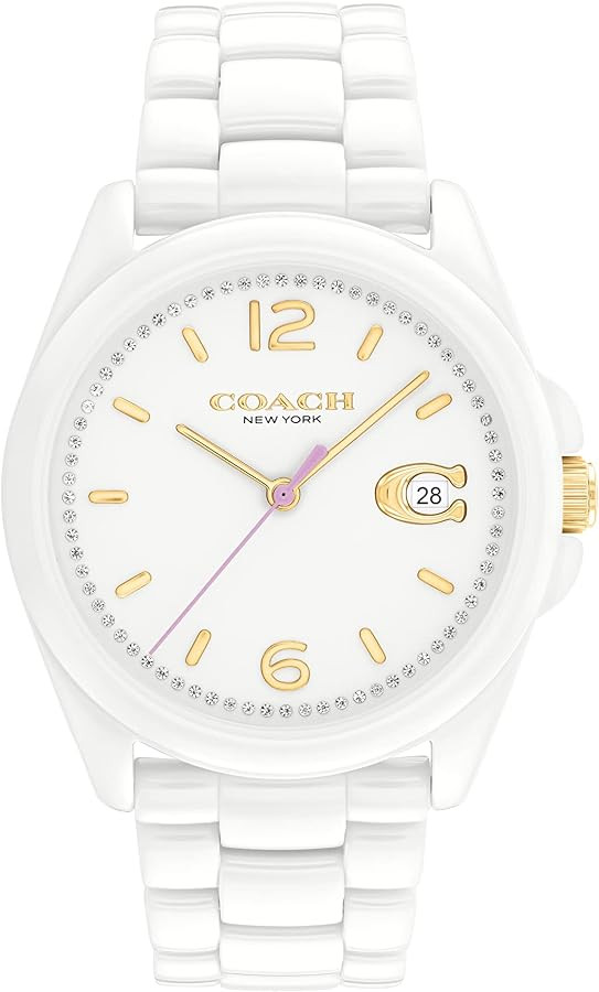 Coach Greyson Women's Ceramic Watches | Enhancing Elegance for Every Event | Water Resistant | Amazon (US)