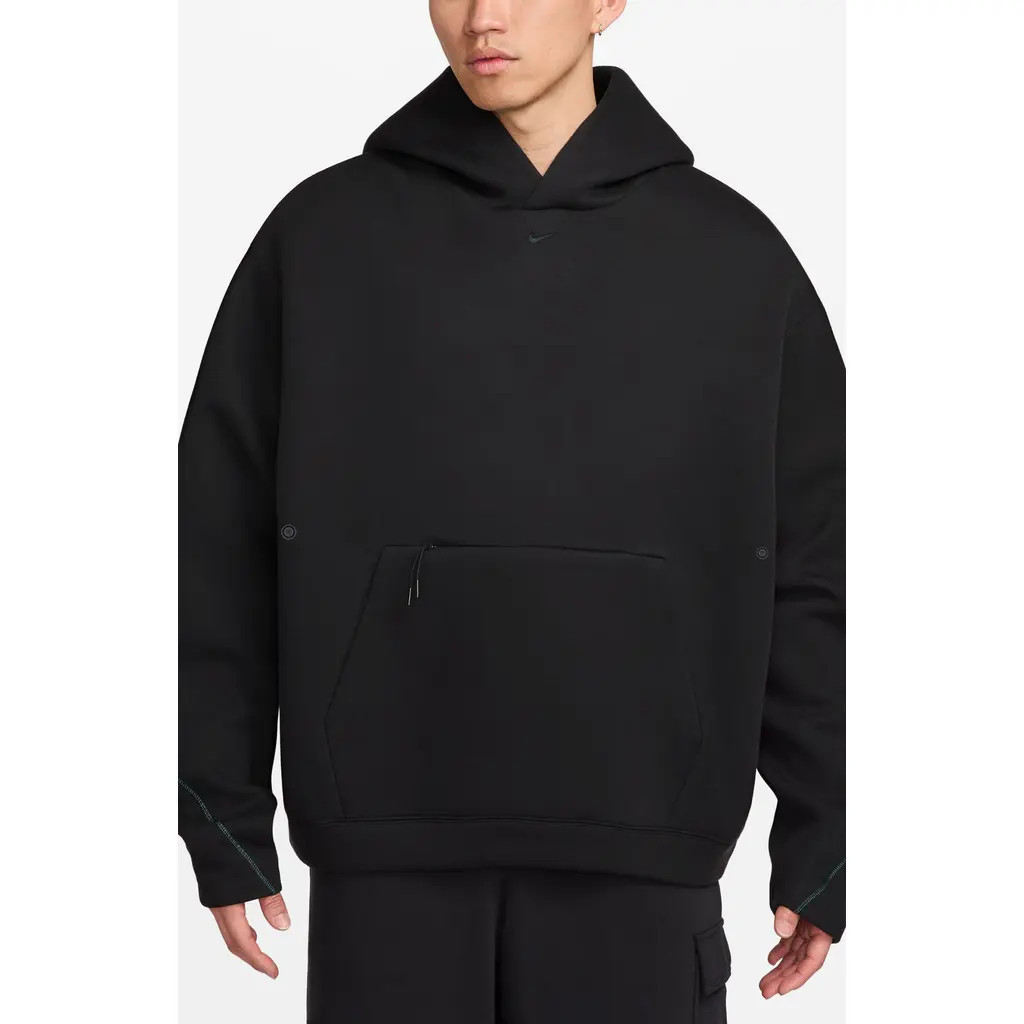 Nike Oversize Hoodie in Black/Black at Nordstrom, Size Large R | Nordstrom