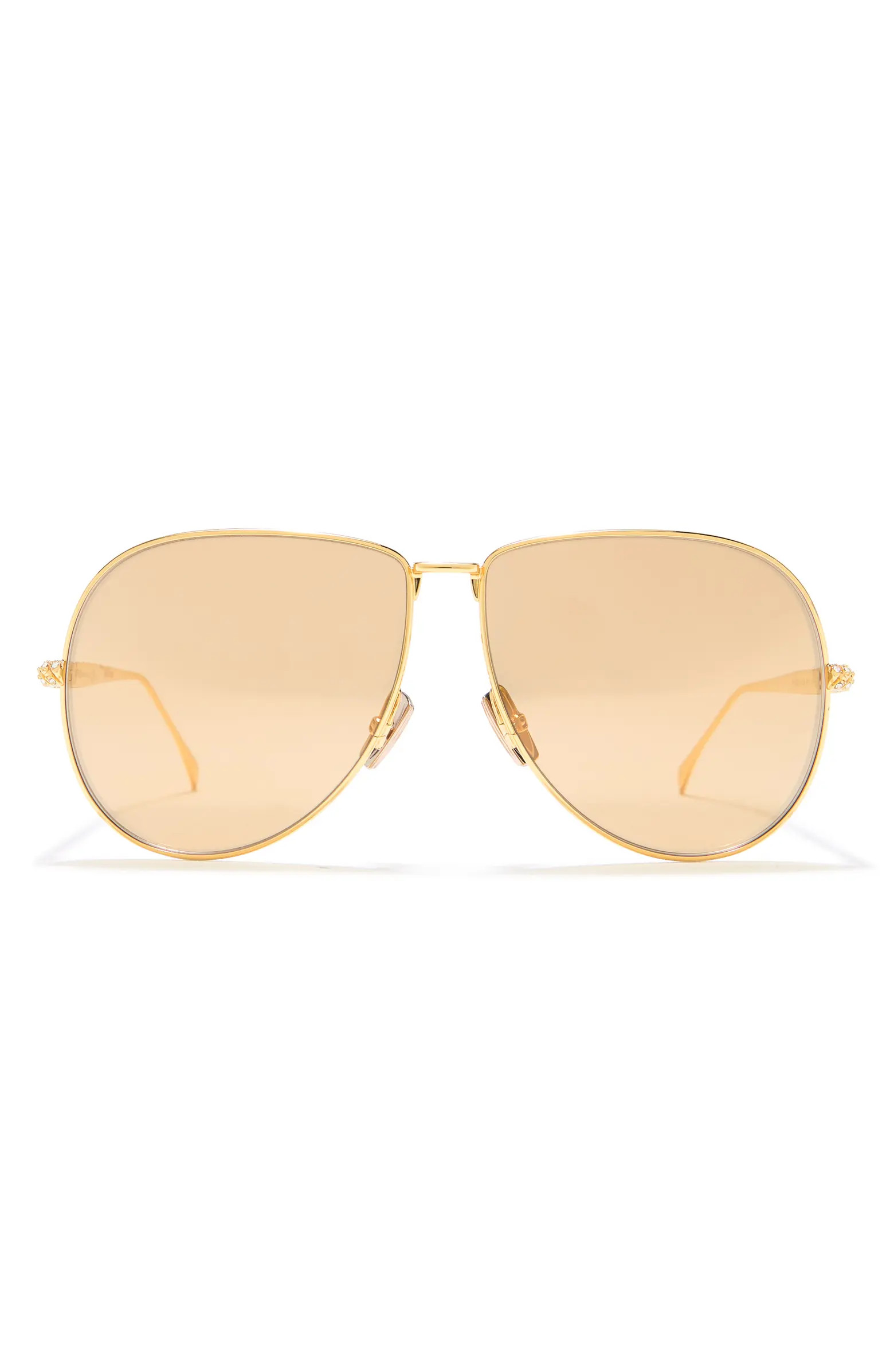 Fendi 63mm Aviator Sunglasses | Nordstromrack | Nordstrom Rack