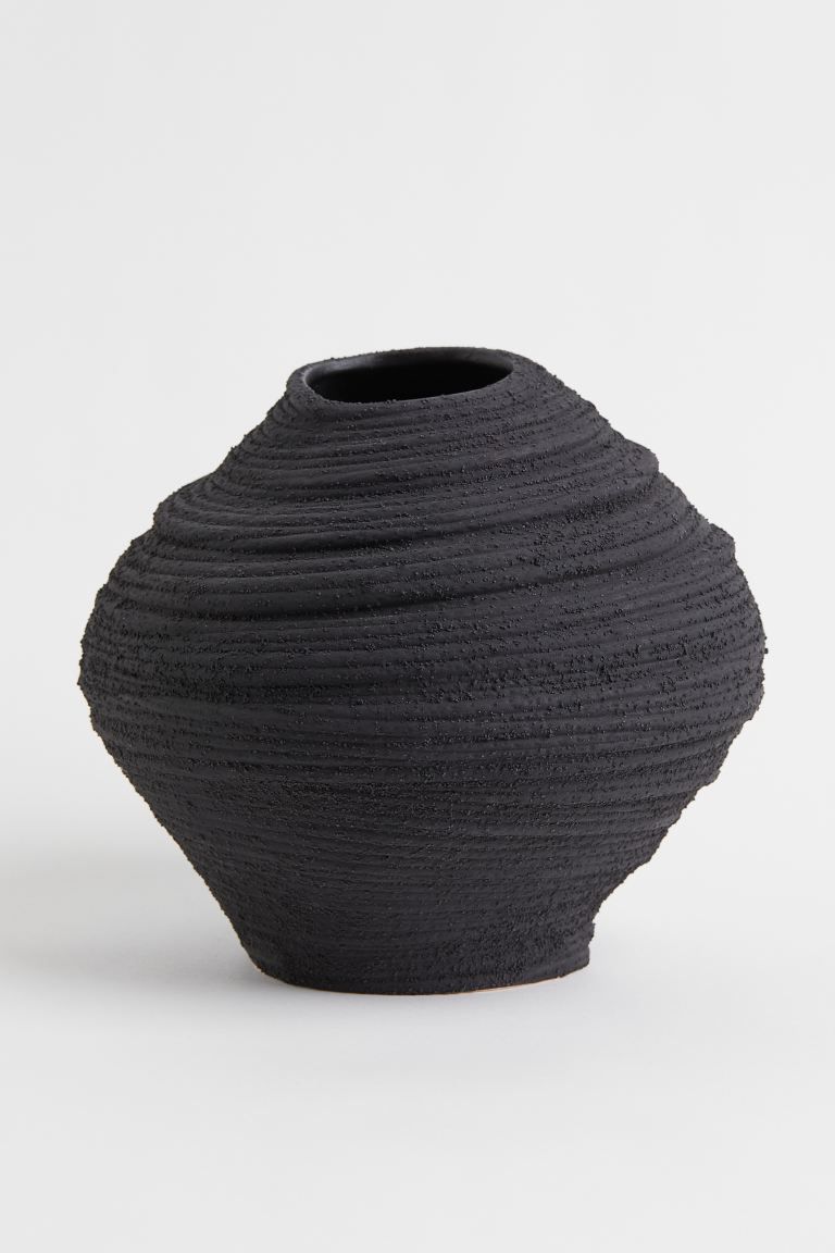 Asymmetric Stoneware Vase | H&M (US)