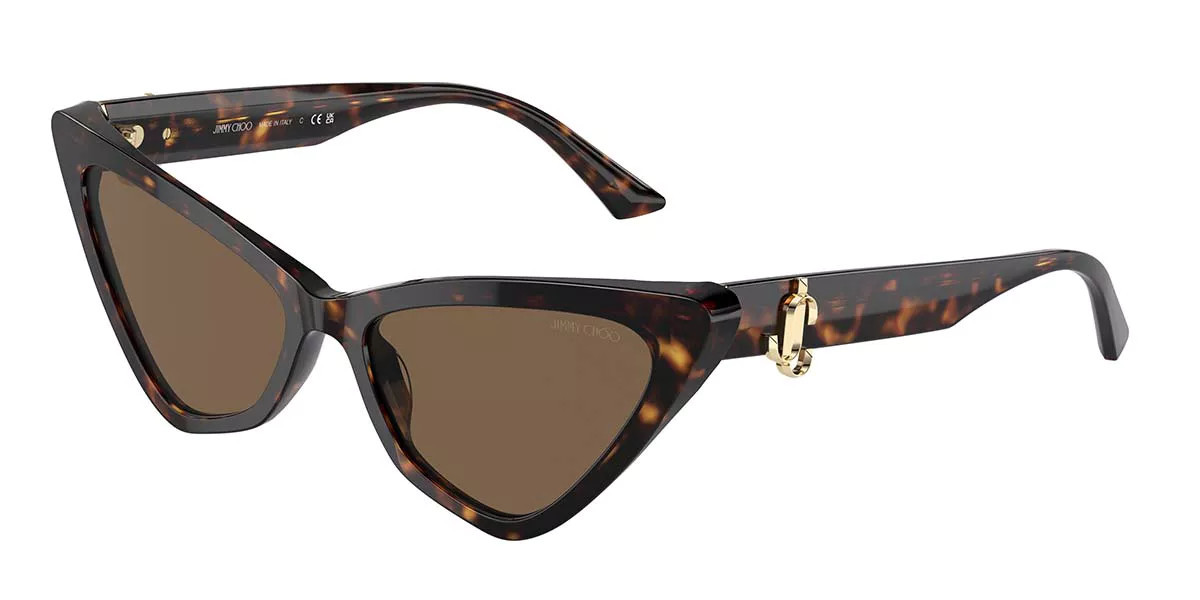 Jimmy Choo JC5008 500273 Women's Sunglasses Tortoiseshell Size 55 | SmartBuyGlasses Global