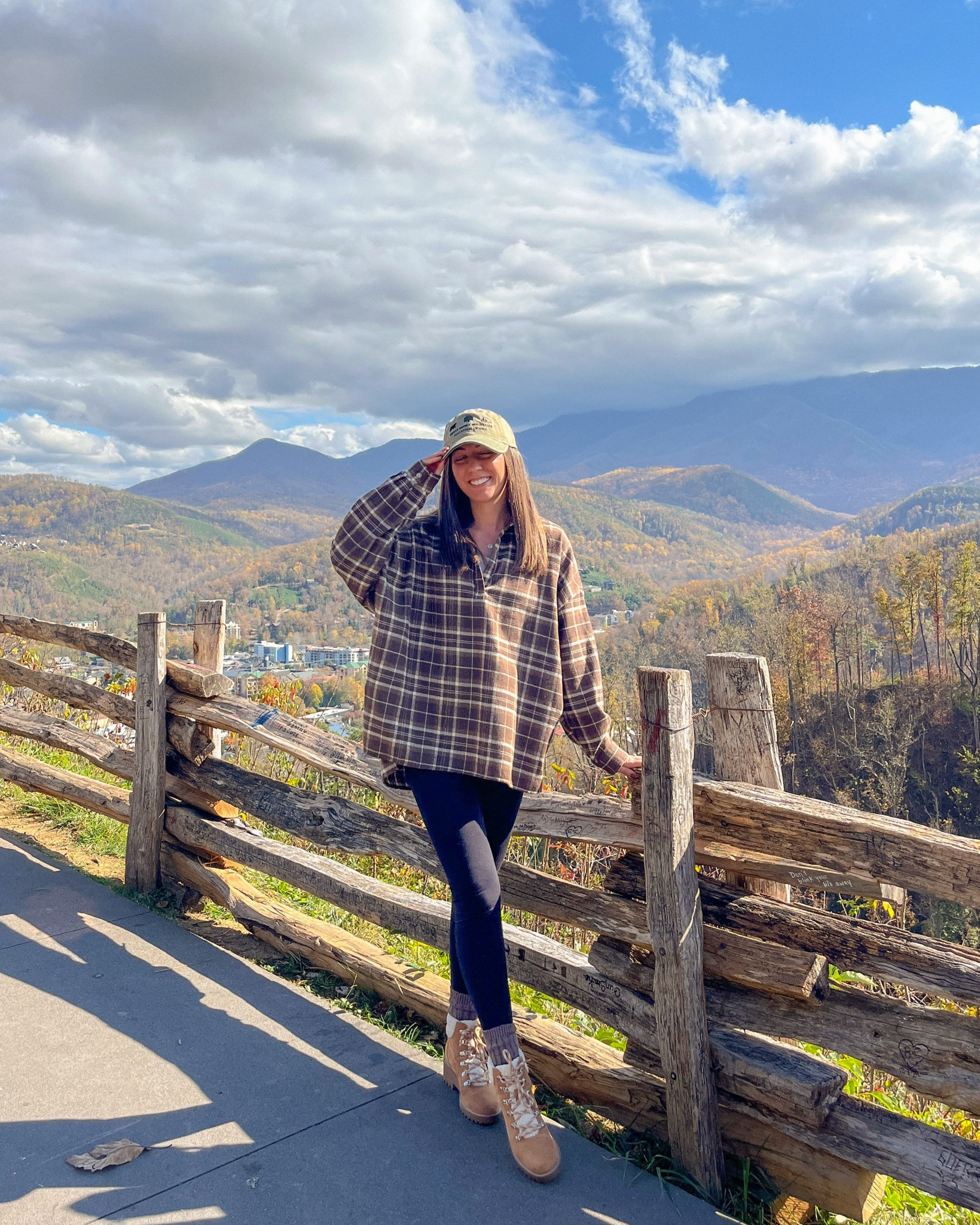fall granola mountain outfit 
