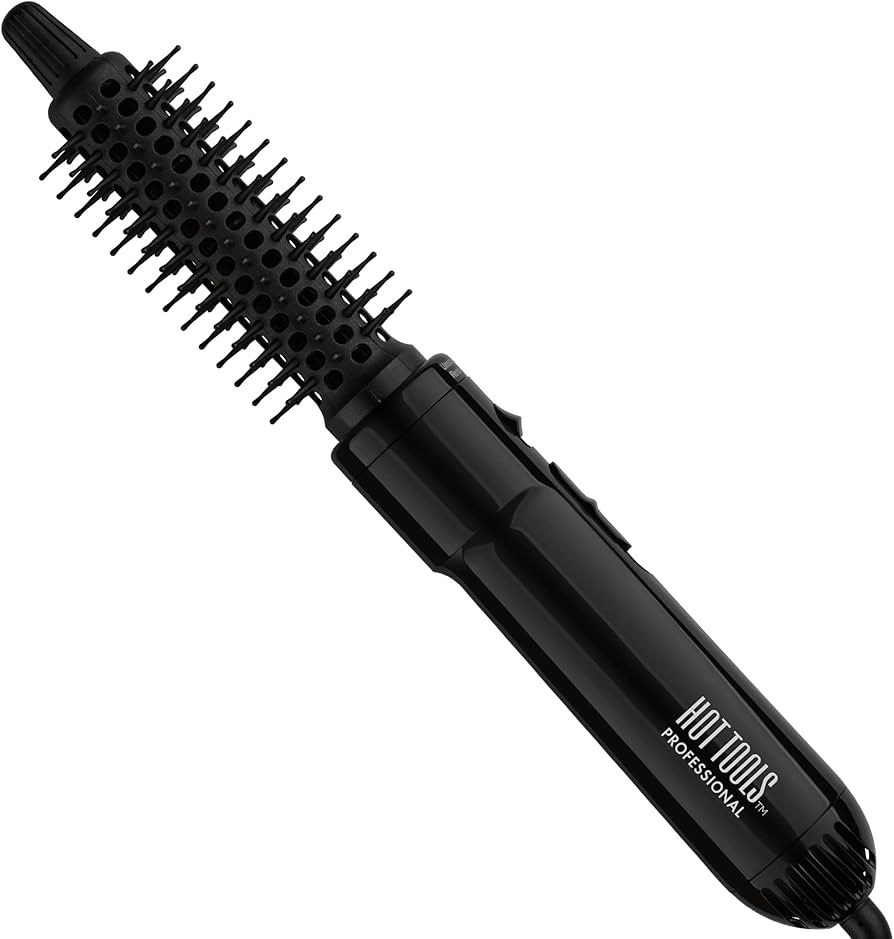 Hot Tools Pro Artist Hot Air Styling Brush | Style, Curl and Touch Ups (1”) Black | Amazon (US)