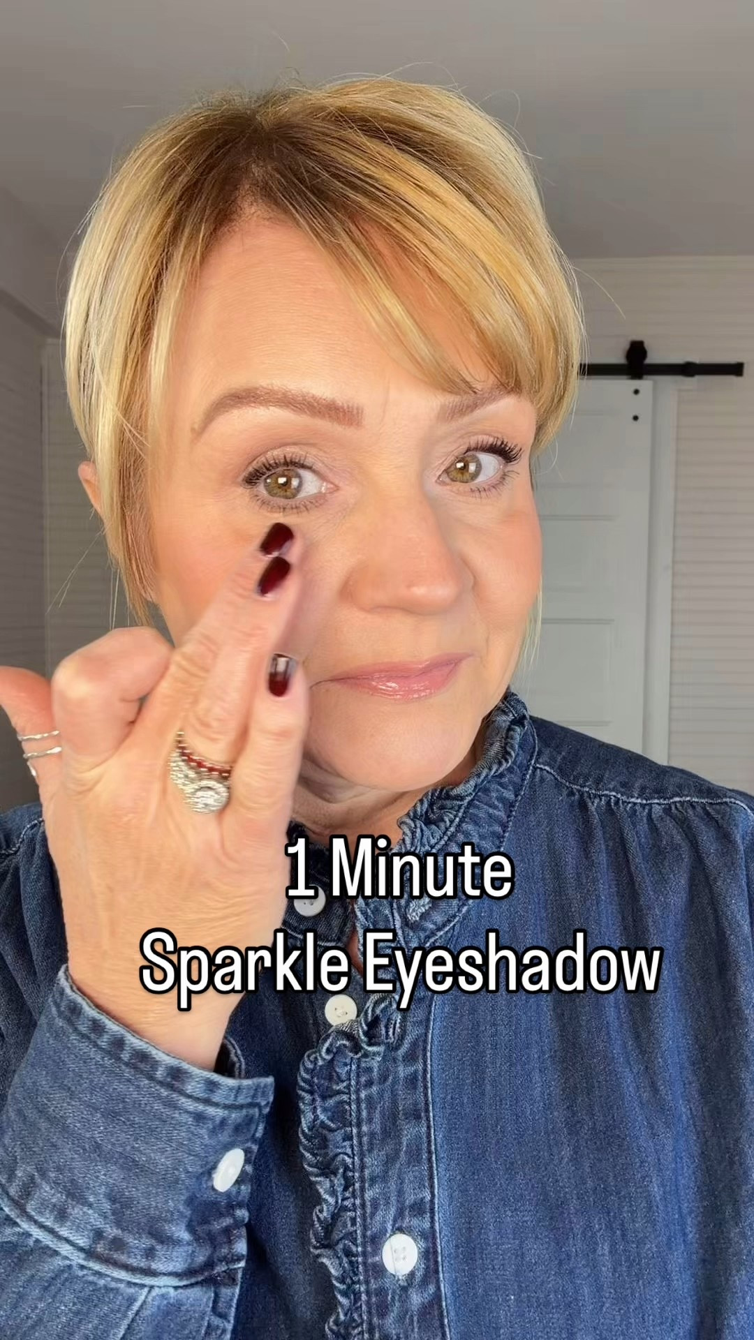 Simple eye makeup hack for hooded mature eyes. 

#LTKOver40 #LTKBeauty