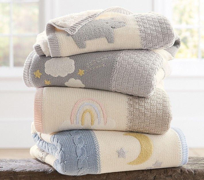 Heirloom Animals Baby Blanket Collection | Pottery Barn Kids