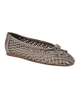 Women's Zatoria Woven Ballet Flats | Macy's