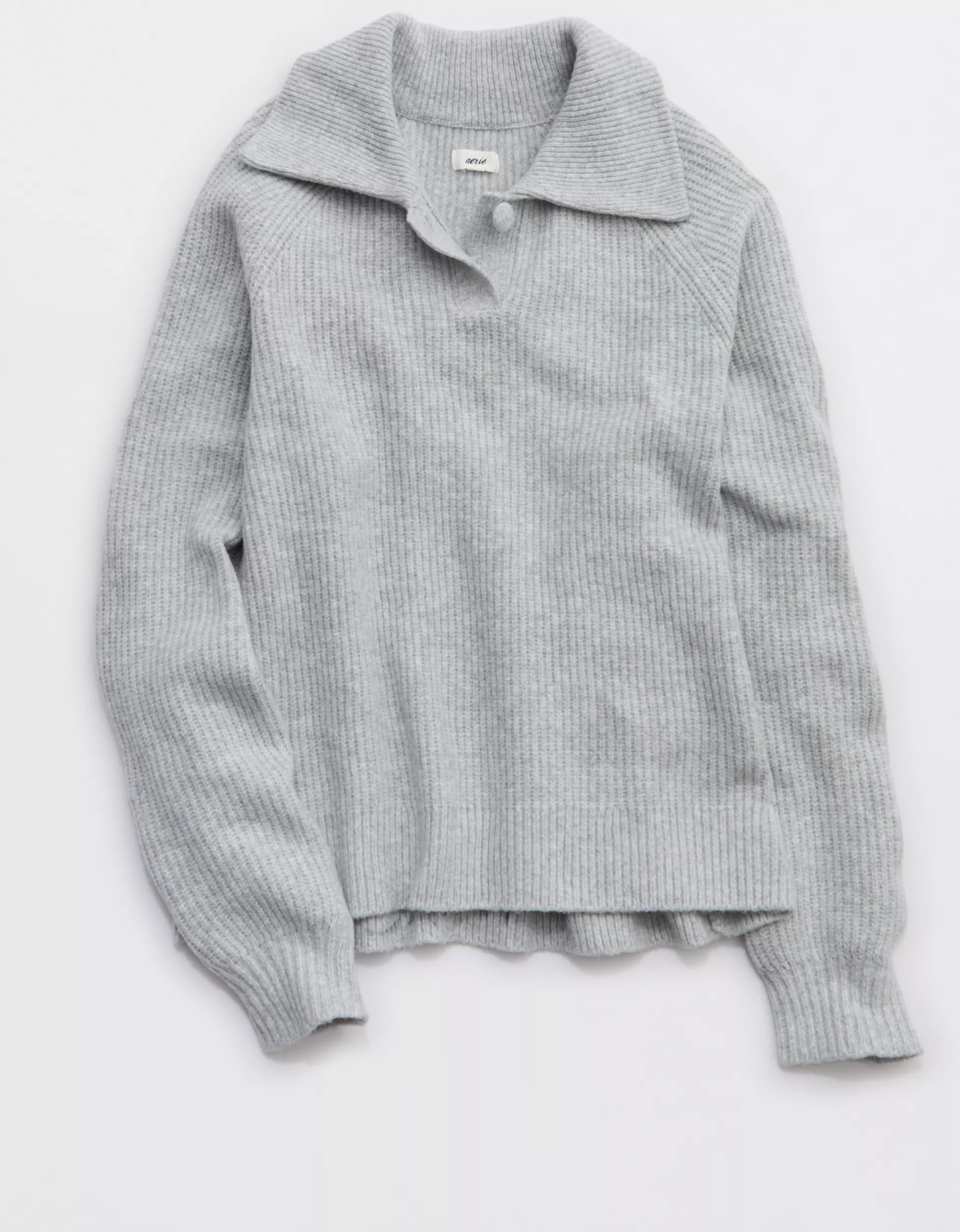 Aerie Classic Quarter Button Sweater | Aerie