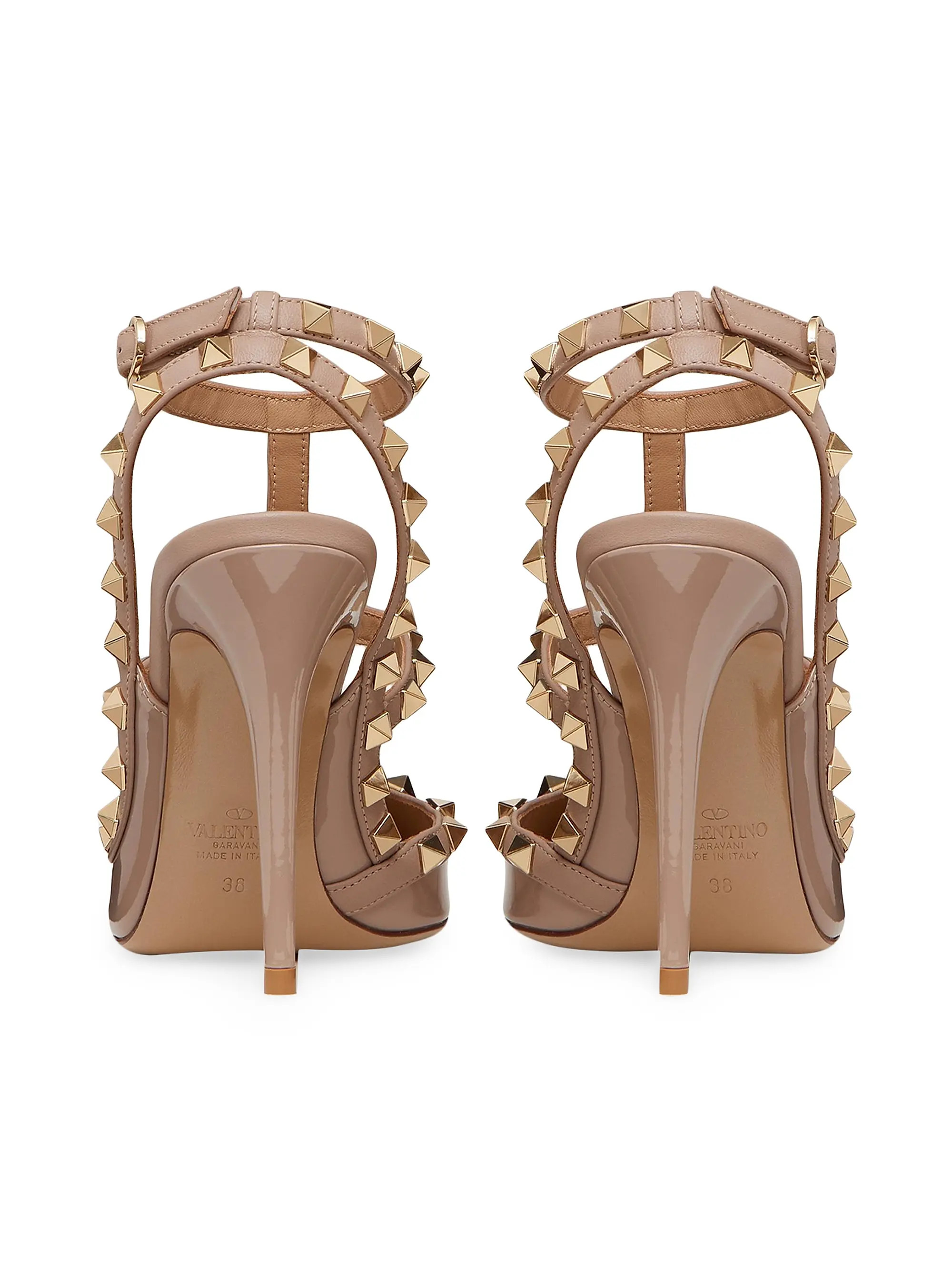 Patent Rockstud Caged Pumps 100 MM | Saks Fifth Avenue