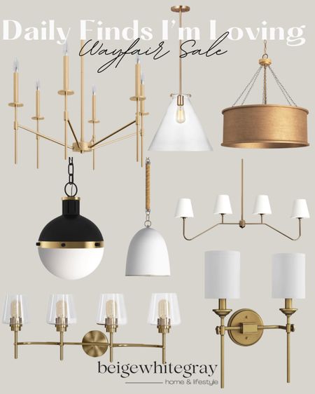 Wairfair sale!! Run! These beautiful light fixtures are currently on sale!! Beigewhitegray 

#LTKsalealert #LTKhome #LTKstyletip