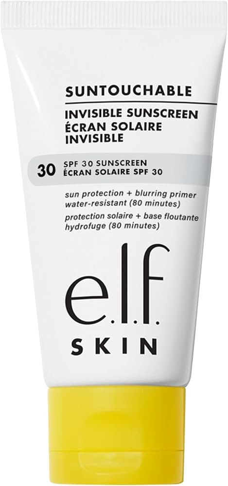 e.l.f. SKIN Suntouchable Invisible SPF 35, Lightweight, Gel-based Sunscreen For A Smooth Complexi... | Amazon (US)