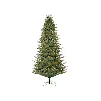 GE 9-ft Montana Fir Pre-lit Artificial Christmas Tree with White LED Lights | Lowe's