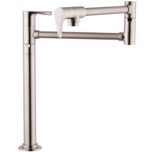 Hansgrohe Citterio Pot Filler Faucet 39838801 Steel | Bed Bath & Beyond