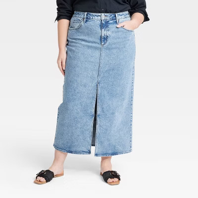 Women's Denim Maxi Skirt - Universal Thread™ | Target