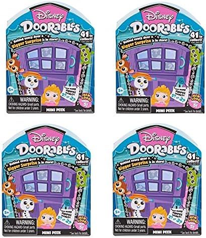 Disney Doorables Series 5 Mini peek - 4 Pack | Amazon (US)