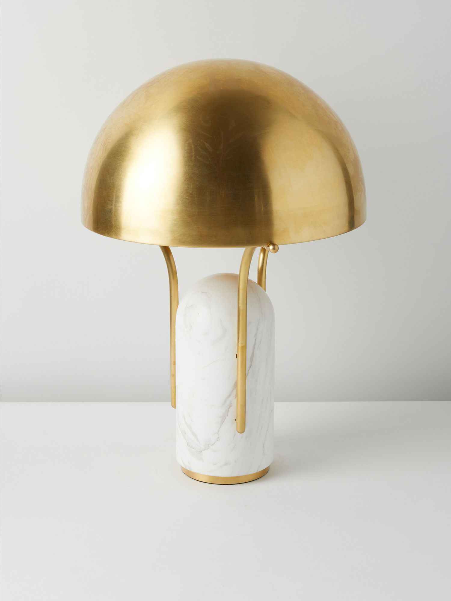 22in Marble And Metal Domed Table Lamp | Lighting | HomeGoods | HomeGoods