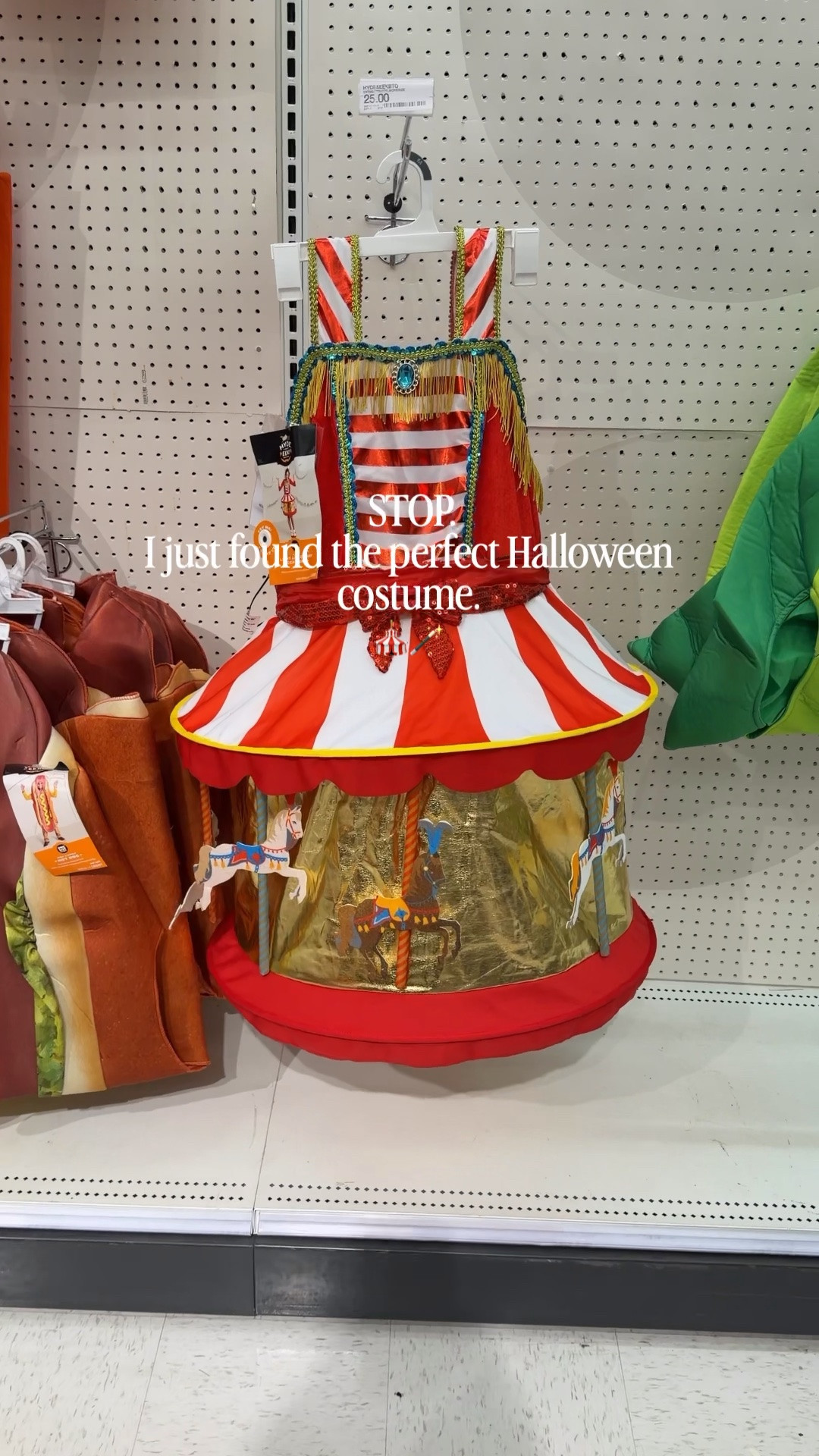 The way this stopped me in my tracks. 😭🎪✨ It’s giving The Greatest Showman, vintage circus magic AND IT LIGHTS UP?! I fear we just found THE Halloween costume. 🎃

#LTKSeasonal #LTKKids #LTKmomlife