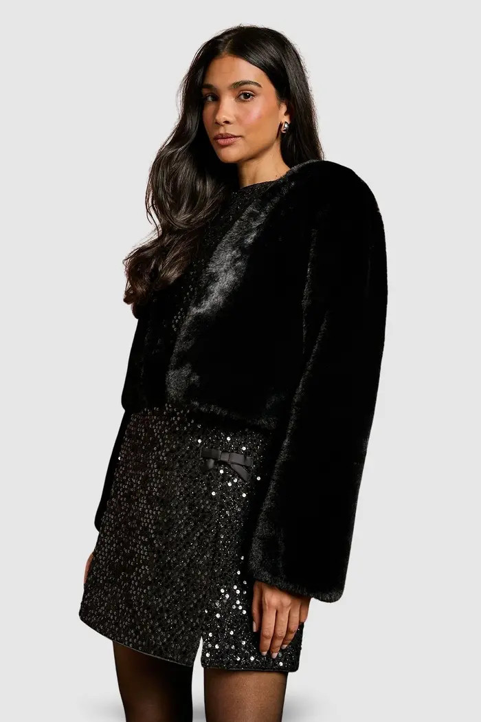 Edge To Edge Faux Fur Coat | Nordstrom