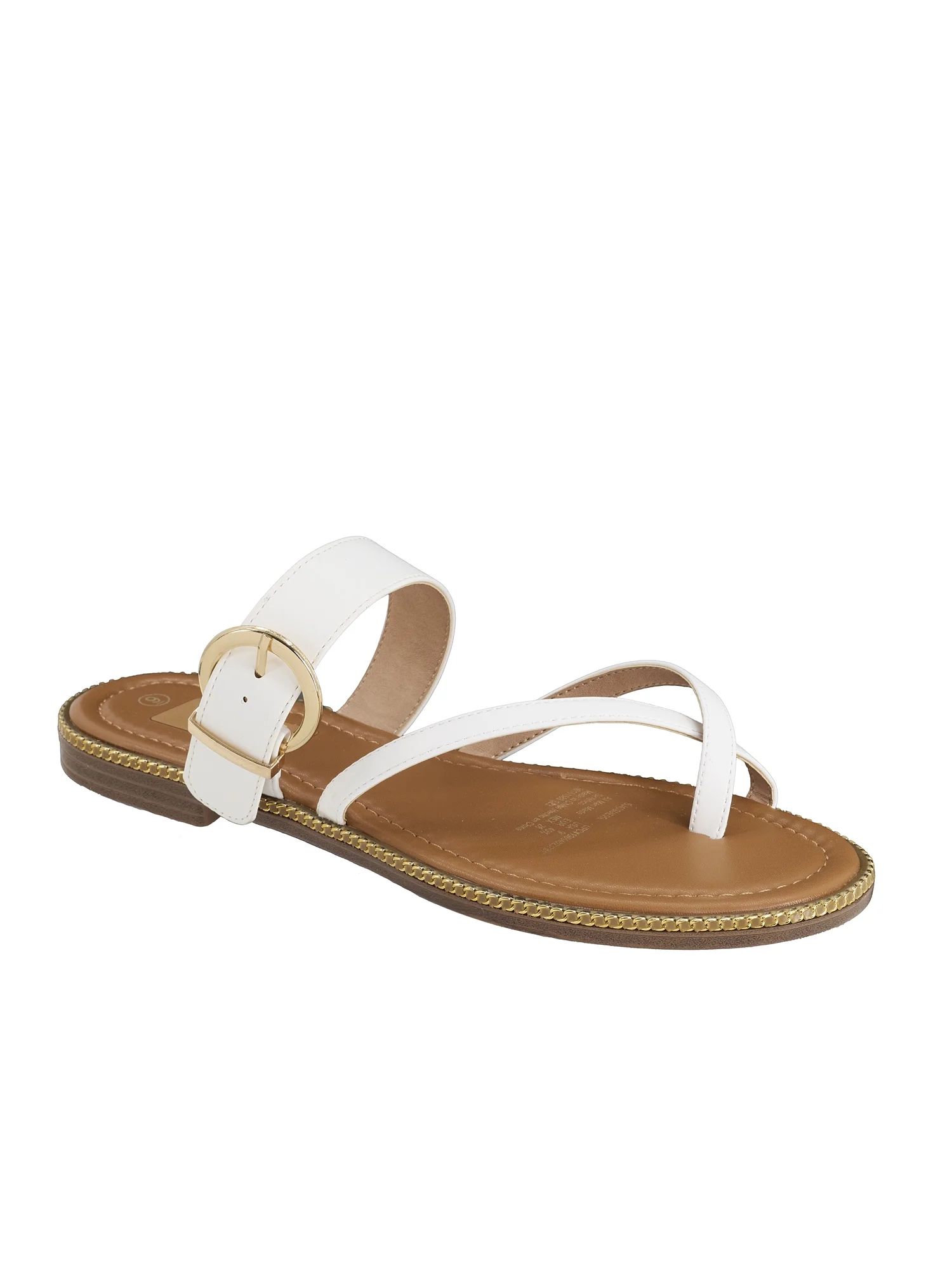 Time and Tru Women's Buckle Toe Loop Sandals | Walmart (US)