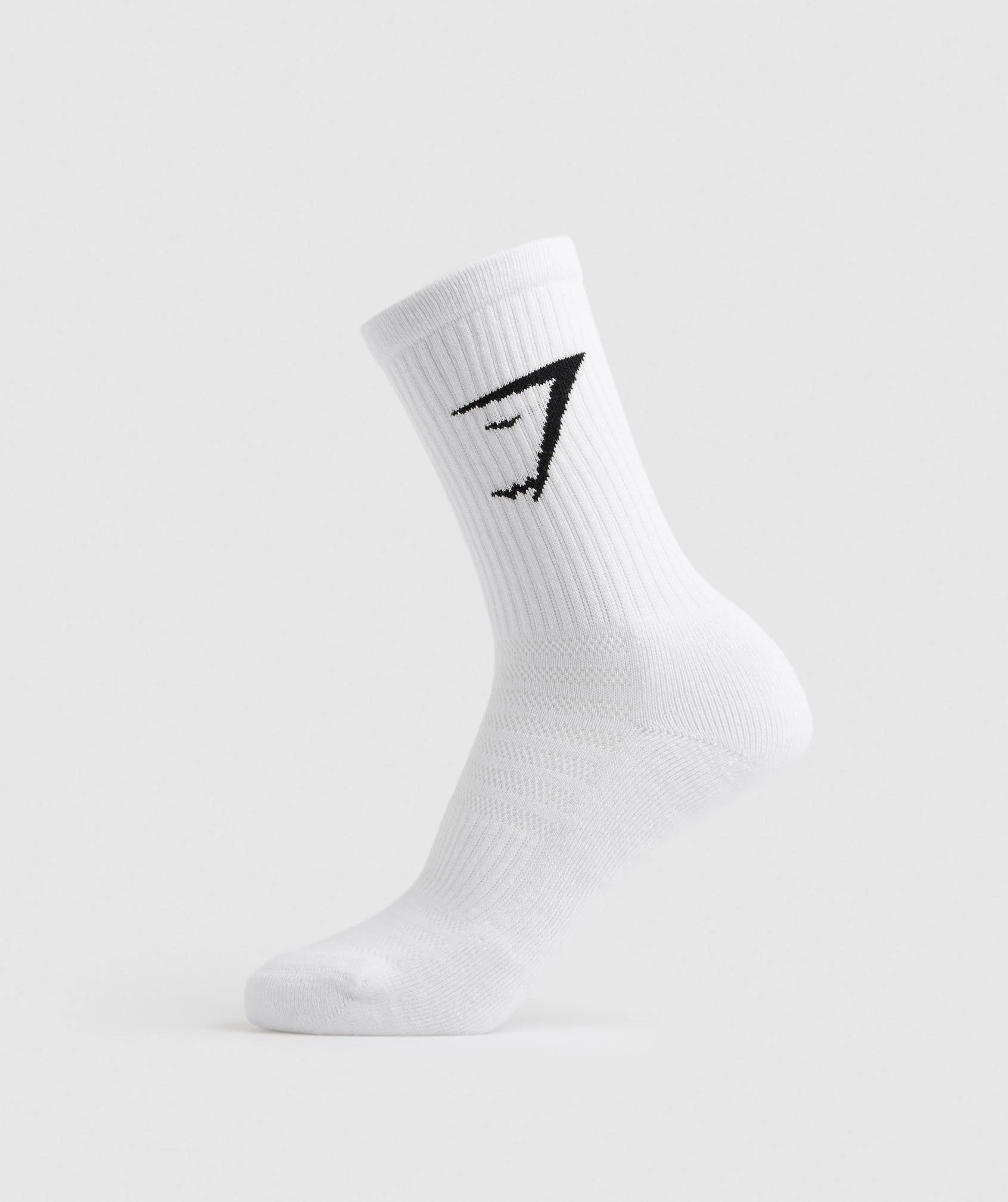 Gymshark Crew Socks 3pk - White | Gymshark US