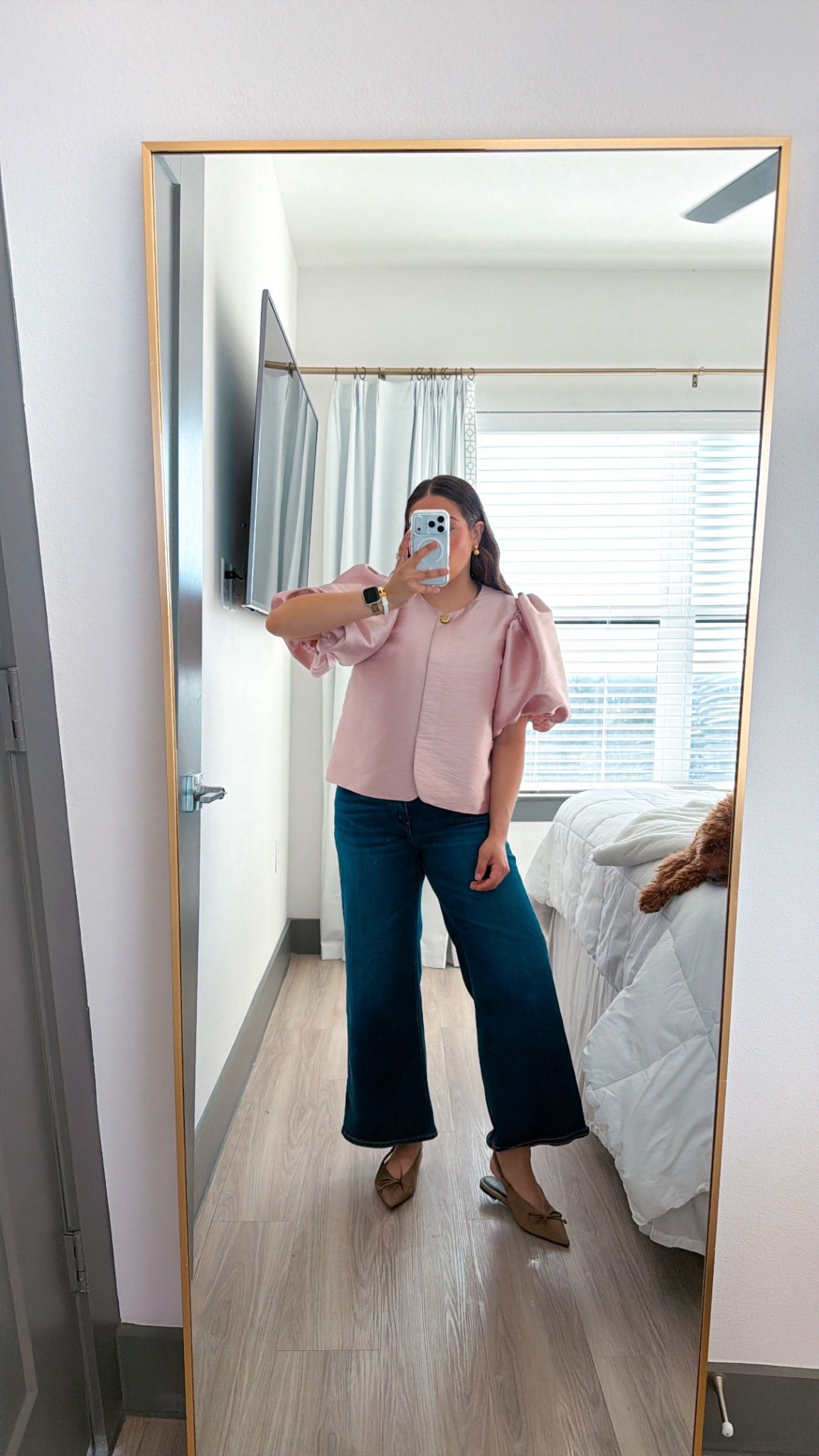 Monday Work Ootd 

Pink Blouse | Flare Jeans | Ootd | Outfit Inspo | Workwear | 

#LTKootd #LTKU #LTKWorkwear
