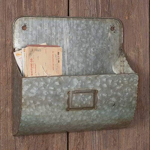 Colonial Tin Works Galvanized Wall Pocket Organizer | Amazon (US)