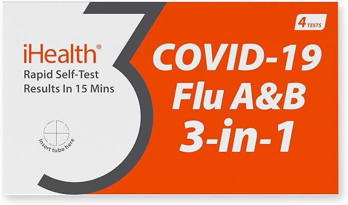 iHealth COVID-19, Flu A&B 3-in-1 Antigen Rapid Test, Results in 15 Minutes, FDA Authorized OTC Fl... | Amazon (US)