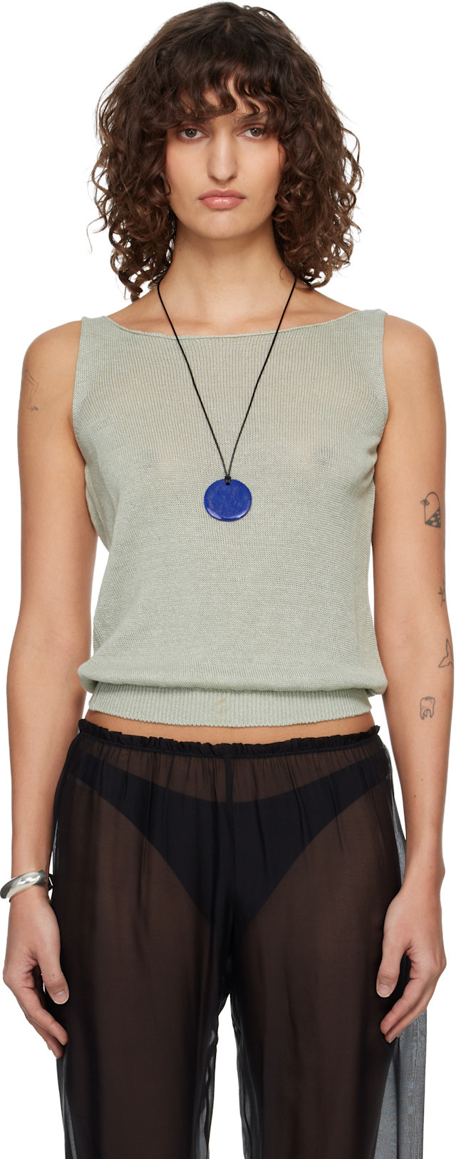 Paloma Wool - Green Lotti Tank Top | SSENSE