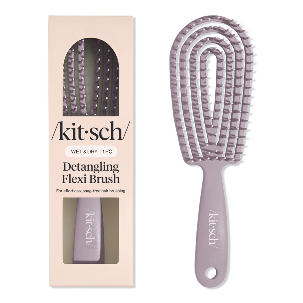 Kitsch Detangling Flexi Brush - Soft Violet | Ulta