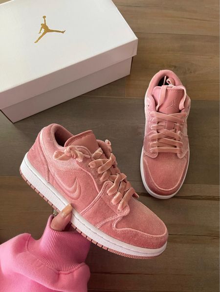 Pink velvet Nike sneakers restocked Valentine’s Day disney sneakers run tts 

#LTKshoecrush