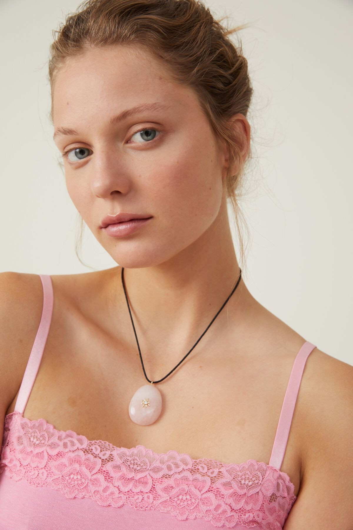 Cord Large Pendant Necklace | Cotton On (US)