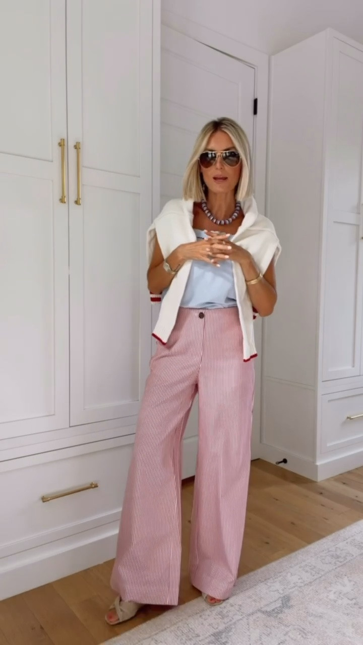 Love this more dressy Americana look 💕 these pants from @Target are so fun! Wearing S/2.

Loverly Grey, Target find, Target fashion, Abercrombie, summer fashion, summer outfit ideas, Fourth of July outfit ideas

#LTKootd #LTKSeasonal