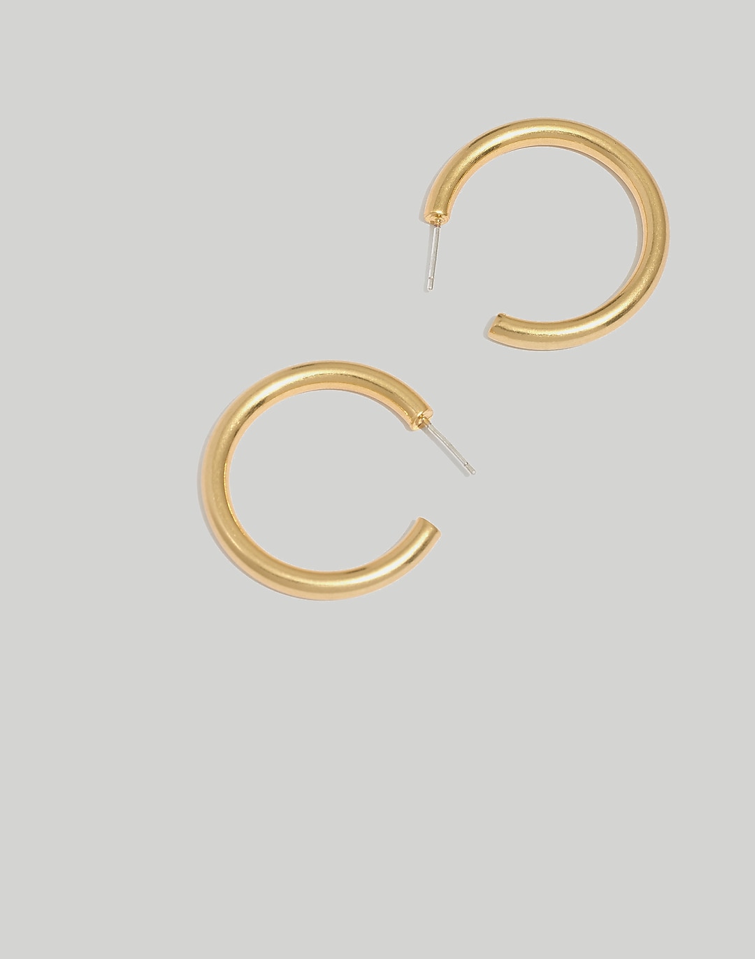 Chunky Medium Hoop Earrings | Madewell