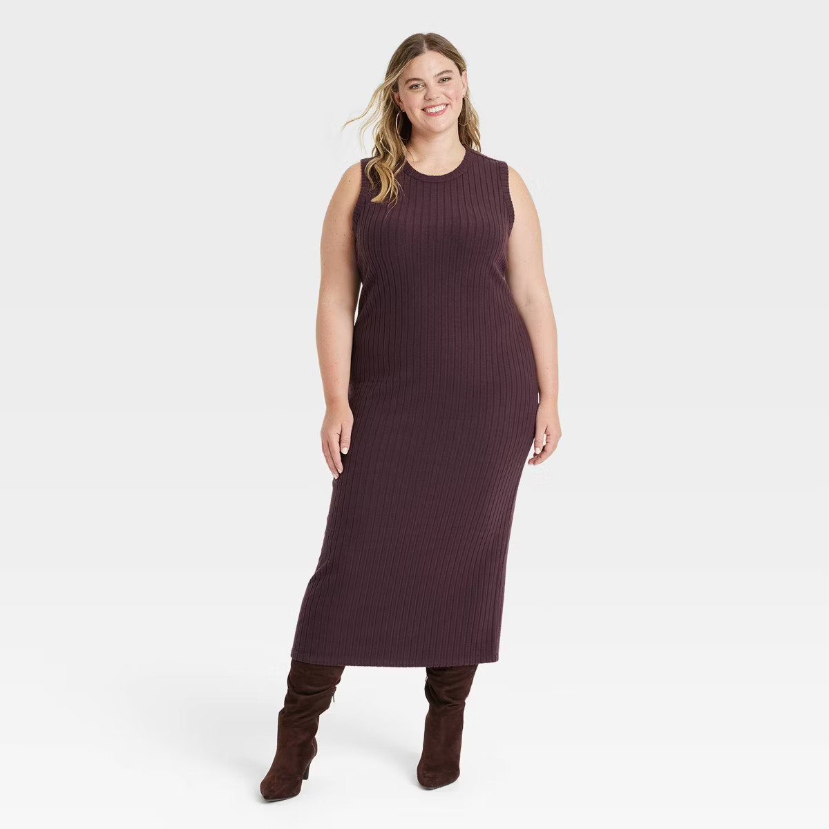 Women's Rib-Knit Midi Bodycon Dress - Universal Thread™ | Target