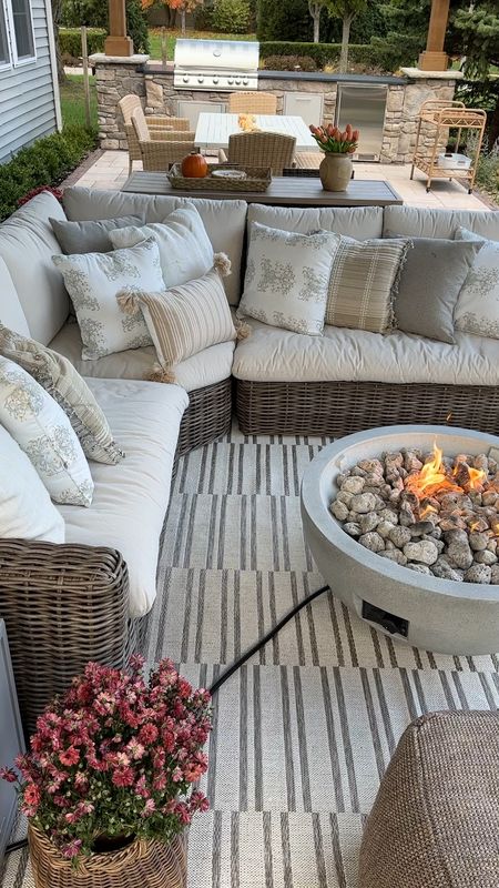  
New Amber Lewis Malibu outdoor rug, as seen on my back patio! I love these neutral options! Save 15% at Rugs Direct with my exclusive code HOH15! 

#LTKSeasonal #LTKhome #LTKVideo