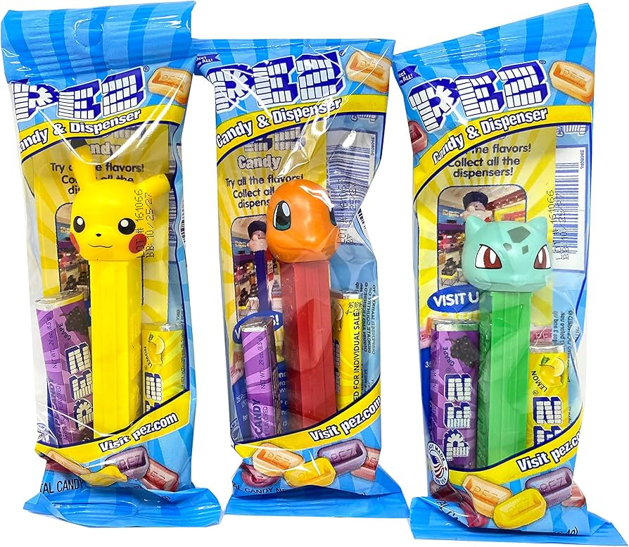 Pez Pokemon Dispensers Individually Wrapped Candy, Pokemon Party Favors, Pokemon Party Favors For... | Amazon (US)