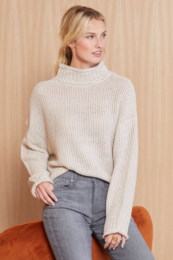 Mock Neck Pullover | Evereve