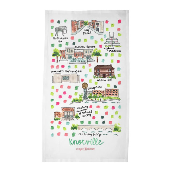 Knoxville, TN Tea Towel | Evelyn Henson