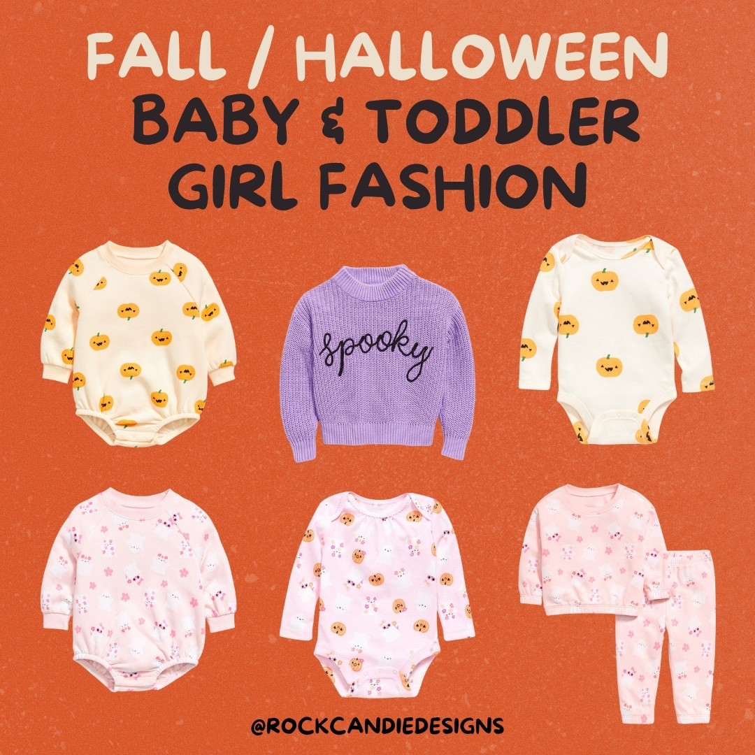 Fall and Halloween baby girl and toddler fall fashion. I found sooo many cute fall Halloween outfits at Old Navy, but the spooky knit embroidered sweater is by far my favorite! I have more picks to share but I always love a sweater that buttons like a onesie because it just looks so cute with jeans, leggings or even tights. 

#LTKHalloween #LTKKids #LTKBaby