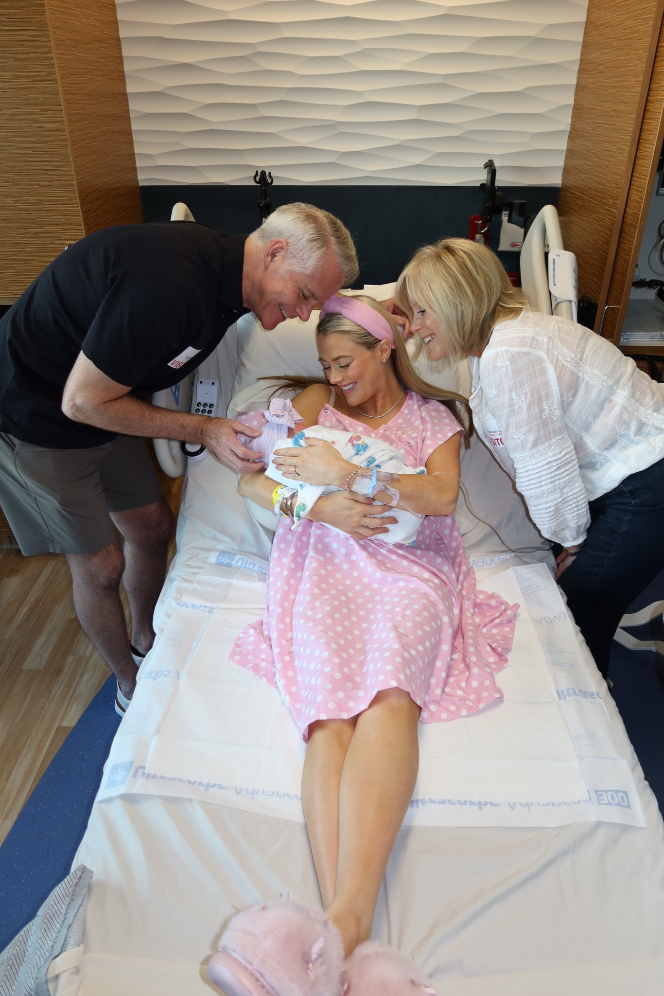 Hospital Gown for Labor & Delivery 
Pink Slippers 

#LTKmomlife #LTKBaby