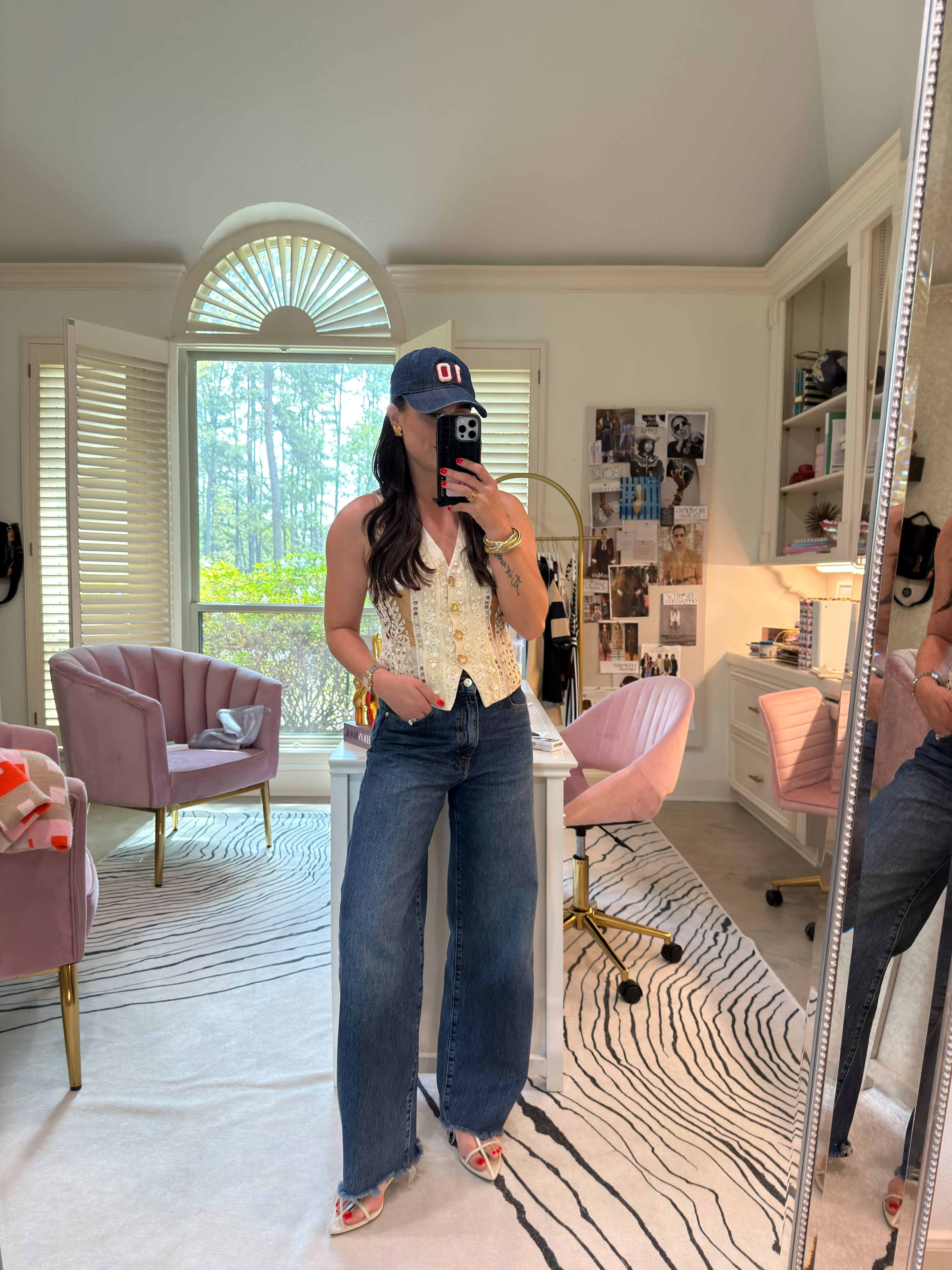 Casual OOTD with a Ramy Brook vest and a baseball cap for laid-back outfits that still look polished. 

 #LTKgrwm #LTKootd #LTKSeasonal