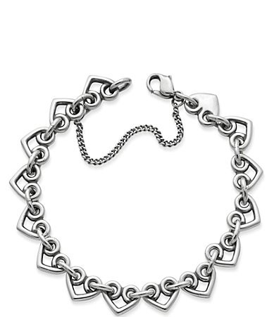 James Avery Heart Link Charm Bracelet - 7.5 in. | Dillard's