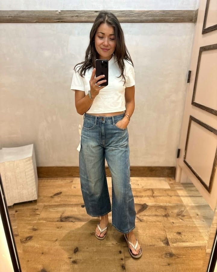 Not sure there's a pair of jeans I've worn more over the past two years. They're the perfect med-wash blue and still in stock. Fit TTS!
