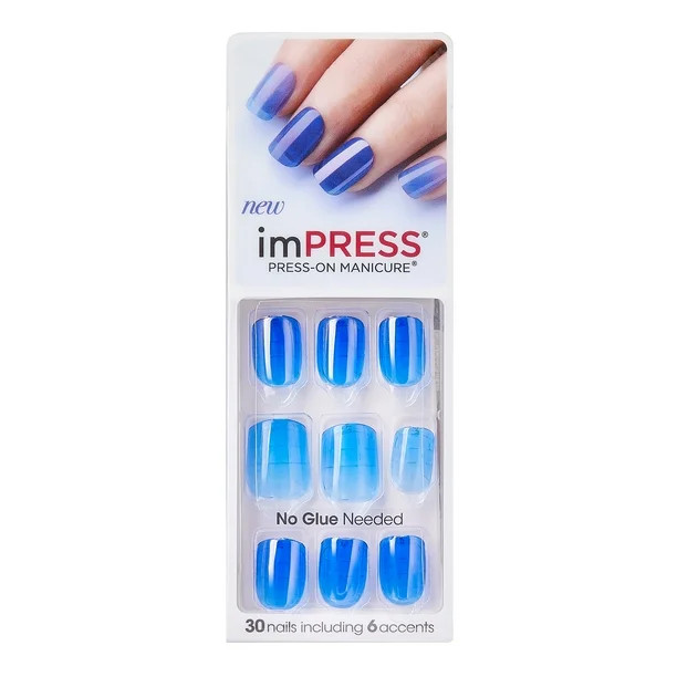 KISS imPRESS Press-on Manicure - Break the Ice | Walmart (US)