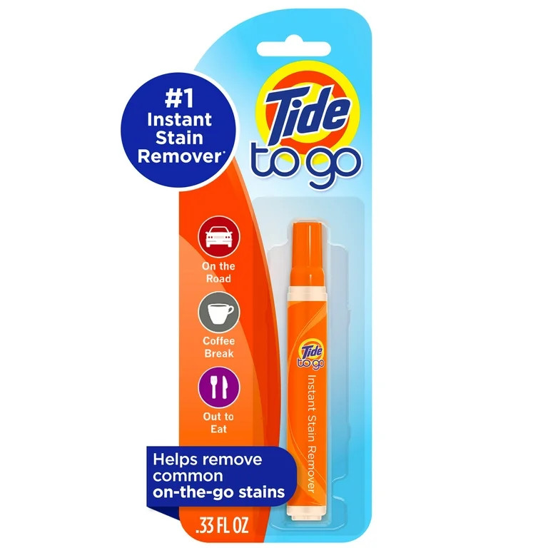 Tide To Go Instant Laundry Stain Remover Pen and Spot Cleaner, Travel and Pocket Size Stain Stick... | Walmart (US)